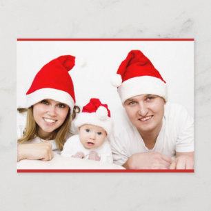 Personalisiert Merry Christmas Custom Foto Postkarte