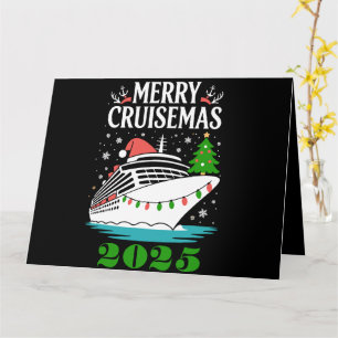 Personalisiert Merry Cruisemas Kreuzfahrtschiff-Fa Karte