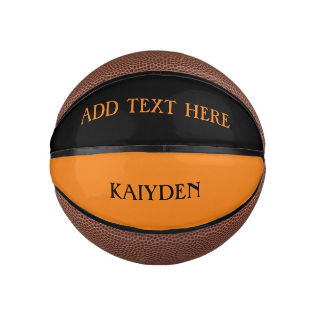 Personalisiert Mini Basketball (Vorderseite)