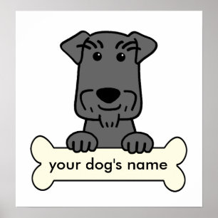 Personalisiert Miniature Schnauzer Poster