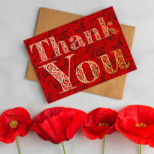 Personalisiert Minimal Modern Burgundy Red Vielen  Folien Feiertagskarte