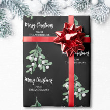 Personalisiert Mistletoe Christmas