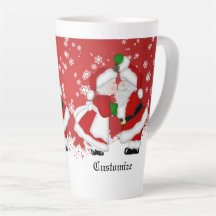 Personalisiert Mistletoe Santa