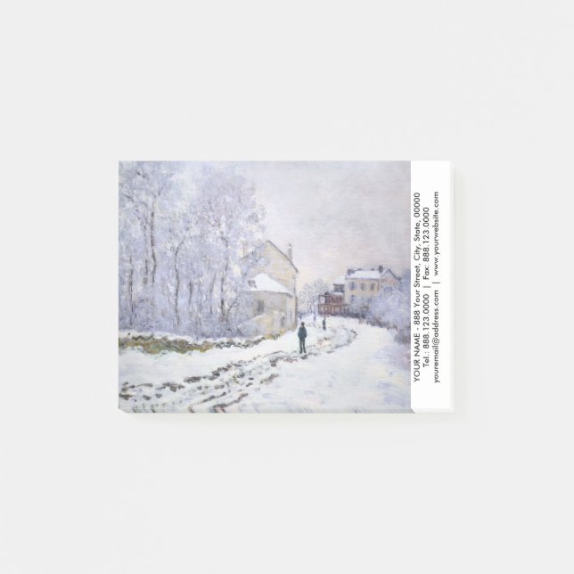 Personalisiert mit Claude Monet Post-it Klebezettel (Vorderseite)