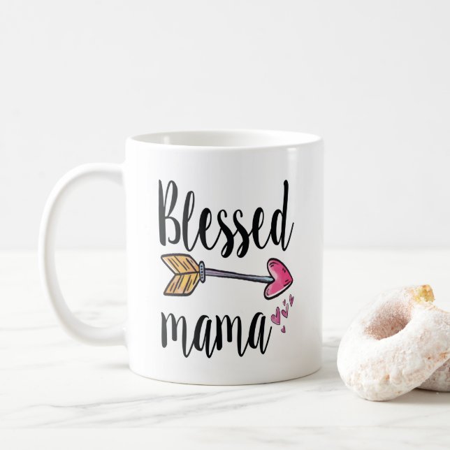 Personalisiert mit dem Namen der Kinder Gesegnetes Kaffeetasse (Mit Donut)