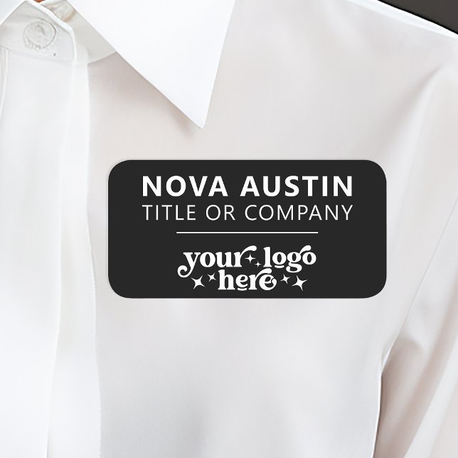 Personalisiert mit Firmenlogo Mitarbeiter Magnetic Namensschild (Von Creator hochgeladen)