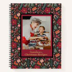 Personalisiert mit Foto Weihnachtsrezepte Buch
