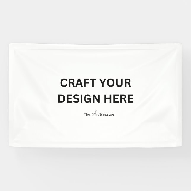 Personalisiert mit Ihrem Design, Logo oder Text  Banner (Horizontal)