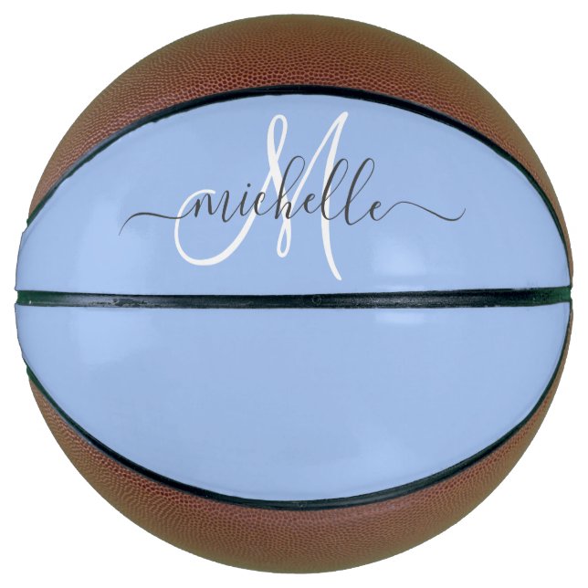 Personalisiert Mit Monogramm Basketball (Vorderseite)