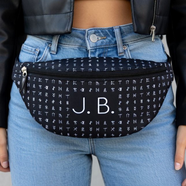 Personalisiert mit Monogramm und Runensymbolen Bauchtasche (Von Creator hochgeladen)