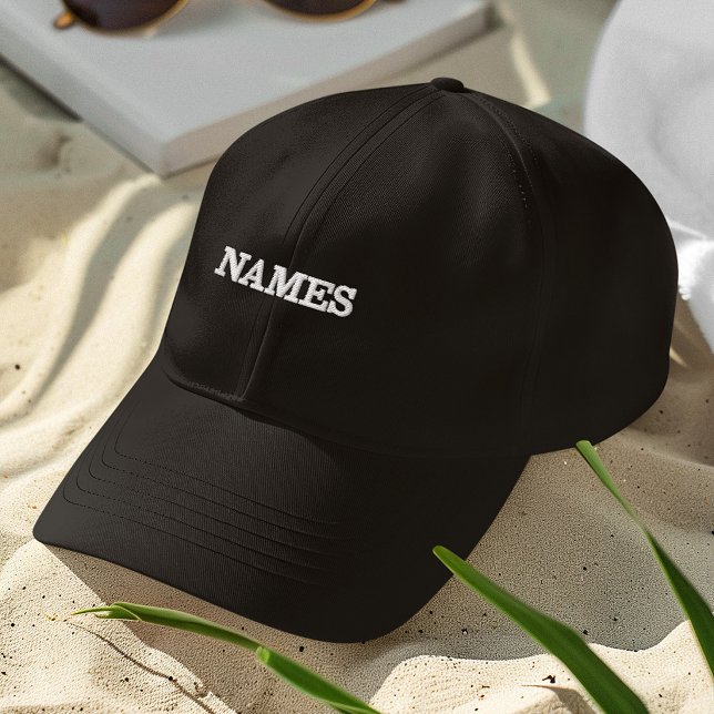 Personalisiert mit Nachnamen oder Spitznamen darau Bestickte Baseballkappe (Von Creator hochgeladen)