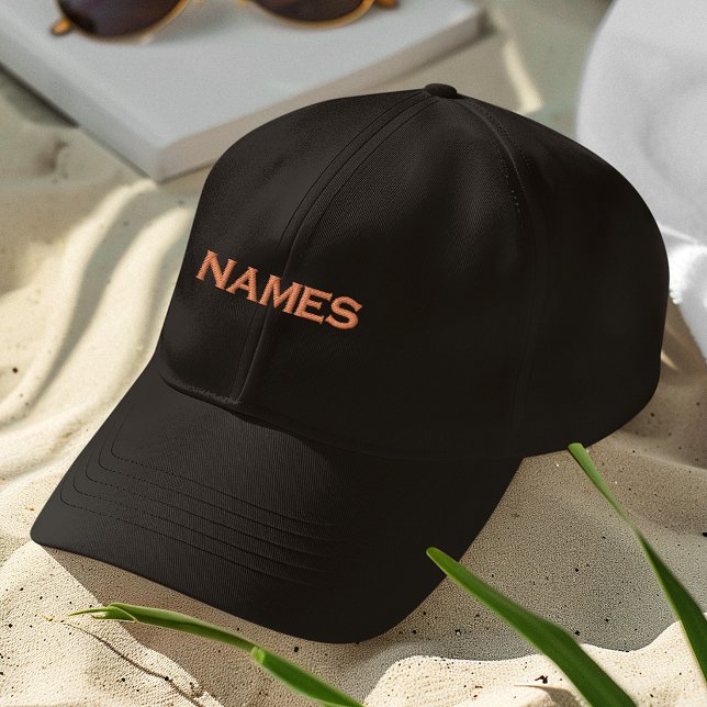 Personalisiert mit Nachnamen oder Spitznamen darau Bestickte Baseballkappe (Von Creator hochgeladen)