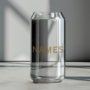 Personalisiert mit Nachnamen oder Spitznamen darau Dosenglas