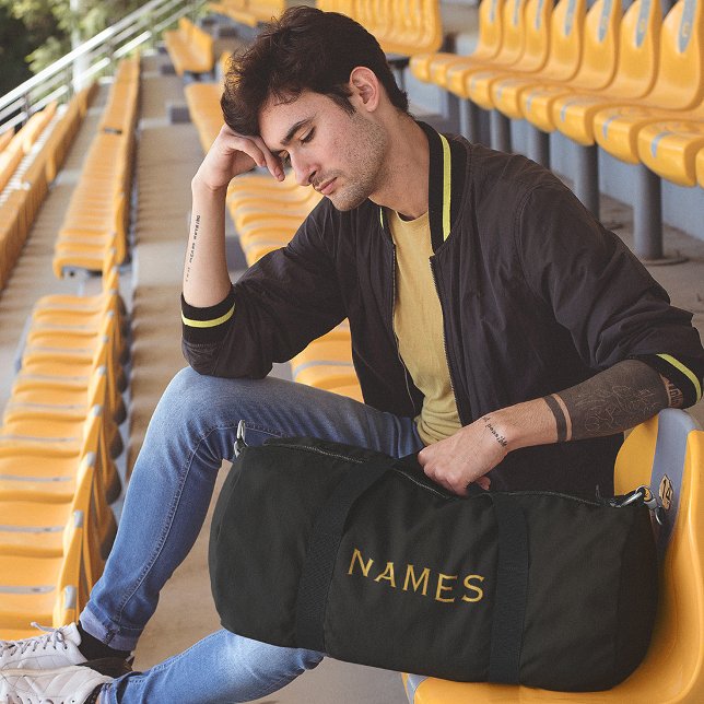 Personalisiert mit Nachnamen oder Spitznamen darau Duffle Bag (Von Creator hochgeladen)