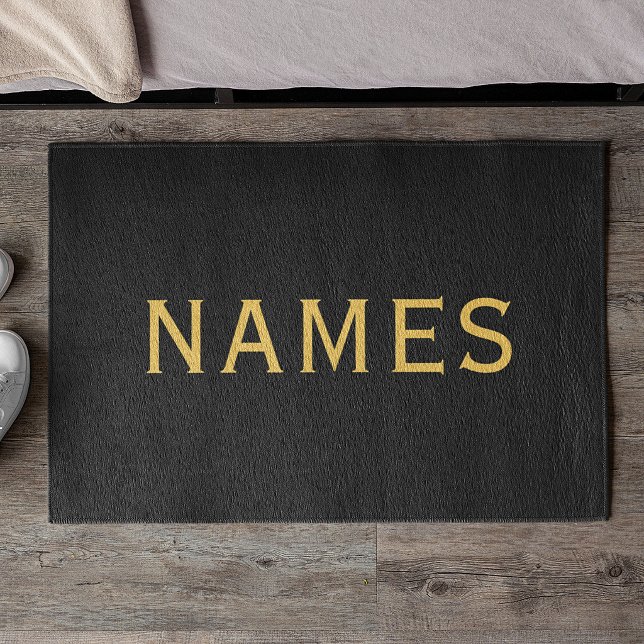 Personalisiert mit Nachnamen oder Spitznamen darau Fußmatte (Von Creator hochgeladen)