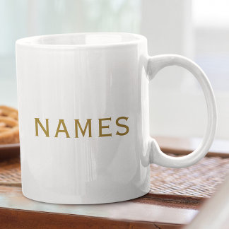 Personalisiert mit Nachnamen oder Spitznamen darau Jumbo-Tasse