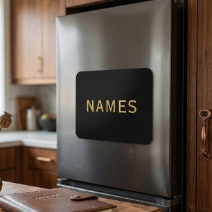 Personalisiert mit Nachnamen oder Spitznamen darau Magnet
