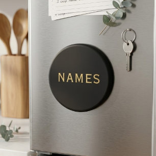 Personalisiert mit Nachnamen oder Spitznamen darau Magnet