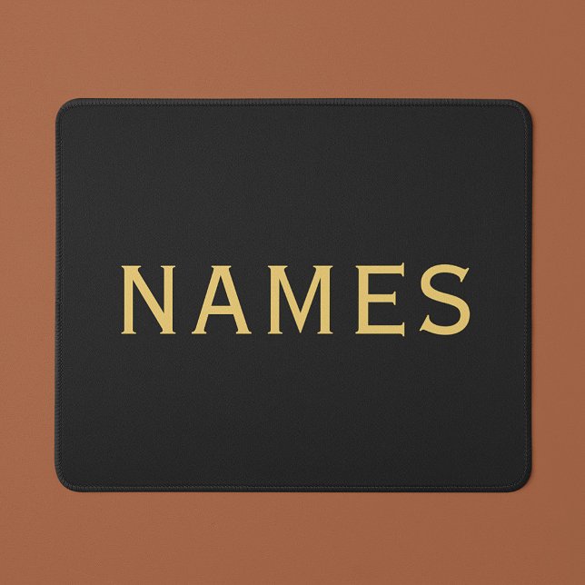 Personalisiert mit Nachnamen oder Spitznamen darau Mousepad (Von Creator hochgeladen)