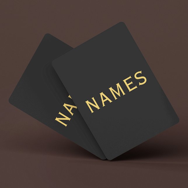 Personalisiert mit Nachnamen oder Spitznamen darau Spielkarten (Von Creator hochgeladen)