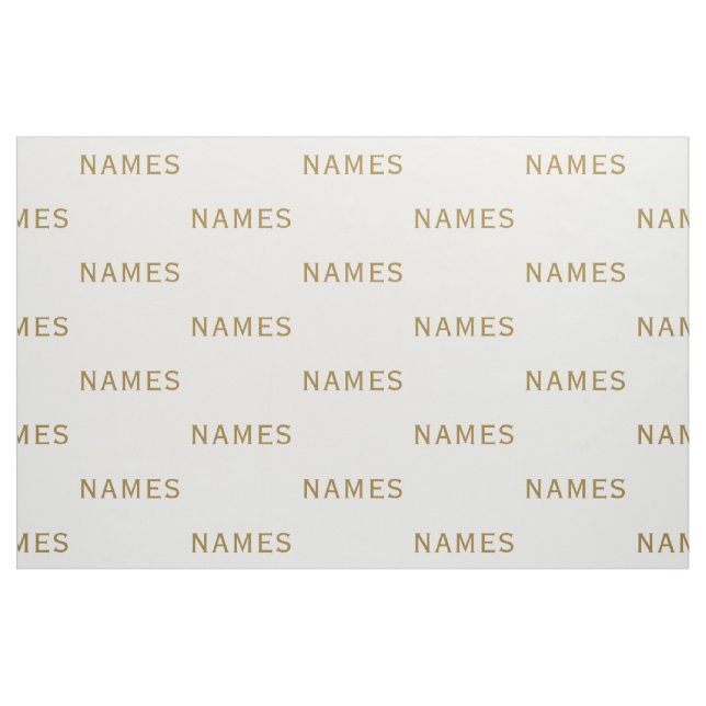 Personalisiert mit Nachnamen oder Spitznamen darau Stoff (Yard (91,4 cm))
