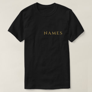 Personalisiert mit Nachnamen oder Spitznamen darau T-Shirt