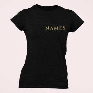Personalisiert mit Nachnamen oder Spitznamen darau T-Shirt