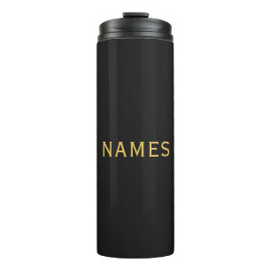 Personalisiert mit Nachnamen oder Spitznamen darau Thermosbecher