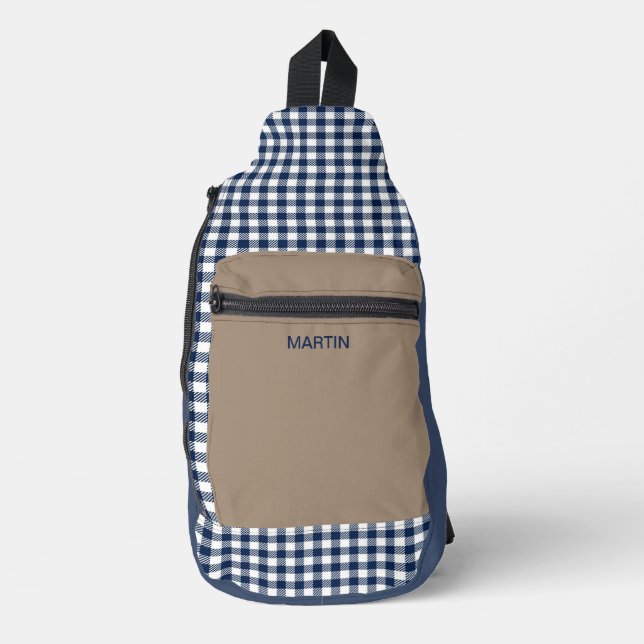 Personalisiert mit Name Crossbody Bag (Vorderseite)