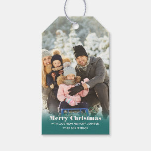 Personalisiert mit Name Custom Foto Christmas Geschenkanhänger