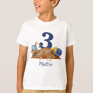 Personalisiert mit Name und Nummer, Geburtstagsbag T-Shirt