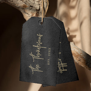 Personalisiert mit Namen Elegantes Kalligraphieskr Geschenkanhänger