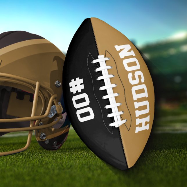 Personalisiert mit Namen und Zahl Football (Von Creator hochgeladen)