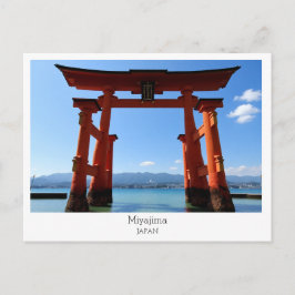 Personalisiert, Miyajima, Japan Postkarte