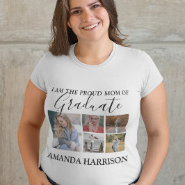 Personalisiert modern | 5 FOTO | ABSCHLUSS T-Shirt