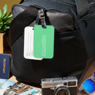 Personalisiert modern einfach gepäckanhänger