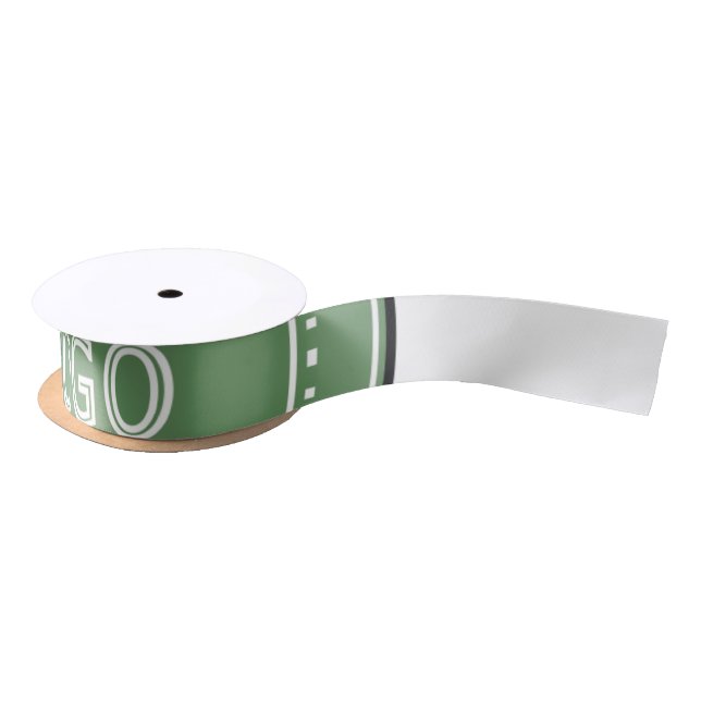 personalisiert modern, Minimalistisch und elegant Satinband (Spule)