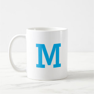 Personalisiert-Modern-Monogramm-Anfangsbuchstaben  Kaffeetasse