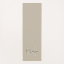 Personalisiert-Modern-Monogramm Yogamatte