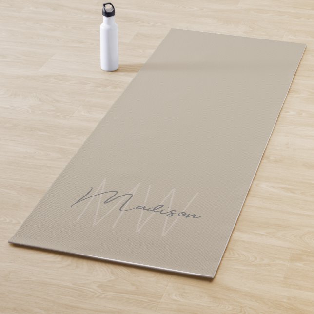 Personalisiert-Modern-Monogramm Yogamatte (Beispiel)