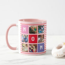 Personalisiert Modern Mothers Day Mama FotoCollage