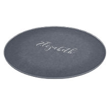 Personalisiert Moderne Elegante Blaue Graue Linse