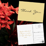 Personalisiert Moderne elegante Imitate Gold Viele Postkarte<br><div class="desc">Erstellen Sie Ihre eigene individuelle,  personalisierte,  moderne elegante Dankeschön Postcard. Geben Sie einfach Ihre Nachricht ein / vielen Dank. Elegante Dankeschön an die Postkarte für die Verwendung bei Hochzeit,  Heiratsjubiläum,  Geburtstag,  Abschluss,  Brautparty,  Babydusche,  Feiertagen,  oder alle anderen besondere Anlass bezogenen Mailings.</div>