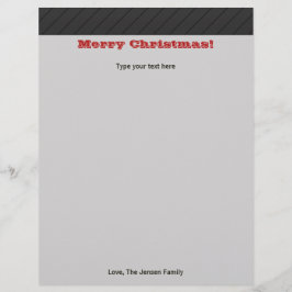 Personalisiert Moderner Weihnachtsfeiertag Station