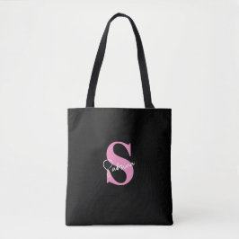 Personalisiert Modernes Minimal-Pink-Monogramm