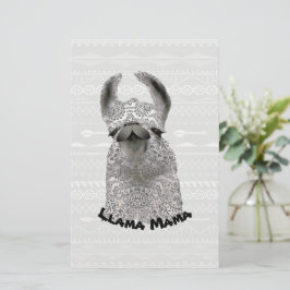 Personalisiert Moma Llama Briefpapier