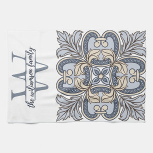 Personalisiert Monogram W Küchentuch