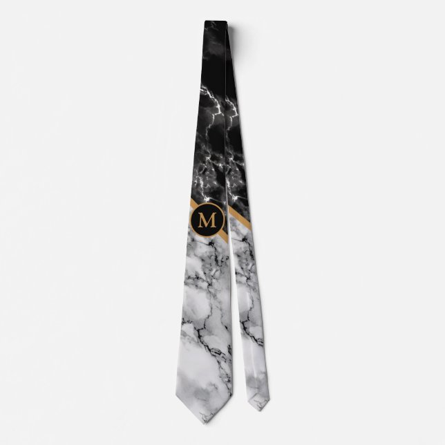 Personalisiert Monogramm Neck Tie Krawatte (Vorderseite)