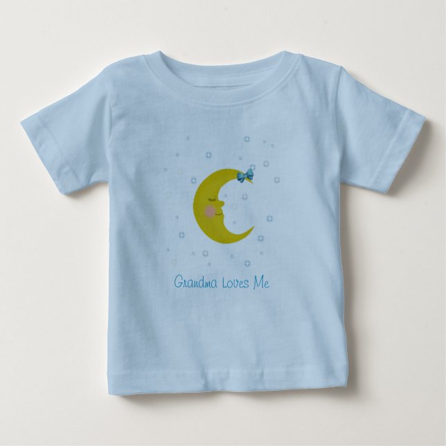 Personalisiert Moon Face Tshirt (Vorderseite)
