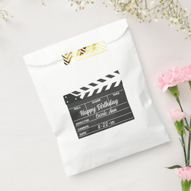 Personalisiert Movie Clapboard Geschenktütchen (Versiegelt)